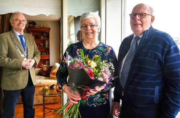 65-jarig huwelijksjubileum Henk Wind en Geertje Jaspers