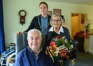 65-jarig huwelijksjubileum Willem Antonie (Wim) Goeman en Anne Louise (Annie) van Antwerpen