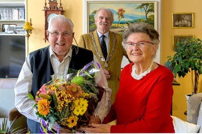 70-jarig huwelijksjubileum Kees Houtman en Theresia Houtman-de Jong