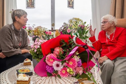 Ciska van der Heide-Schilperoort viert 100ste verjaardag