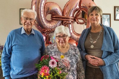 Diamanten huwelijk voor Anne Alberda en Janneke Poeze