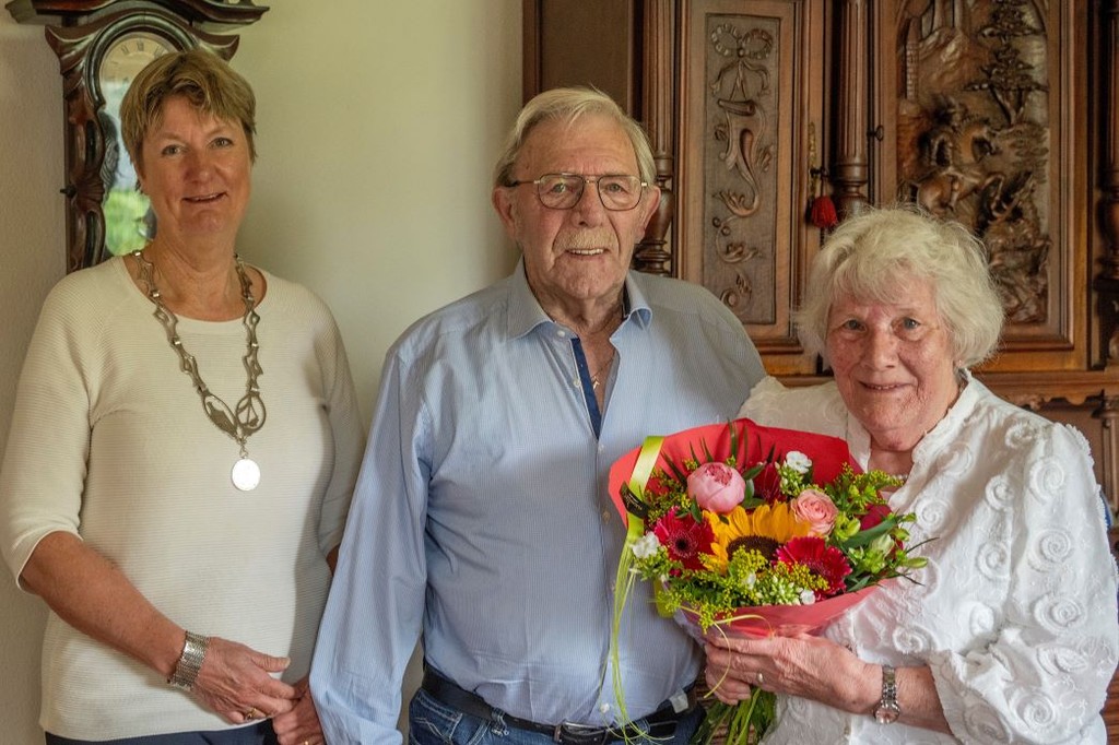Diamanten huwelijk voor de heer en mevrouw Poortinga-Zeilmaker