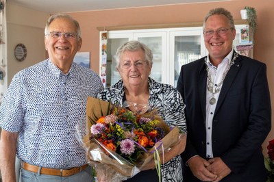 Echtpaar Marten en Alida Jongema-Bootsma 60 jaar getrouwd!