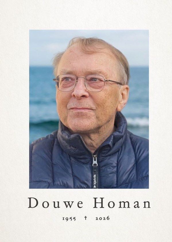 Overlijdensbericht Douwe Tiemen Homan