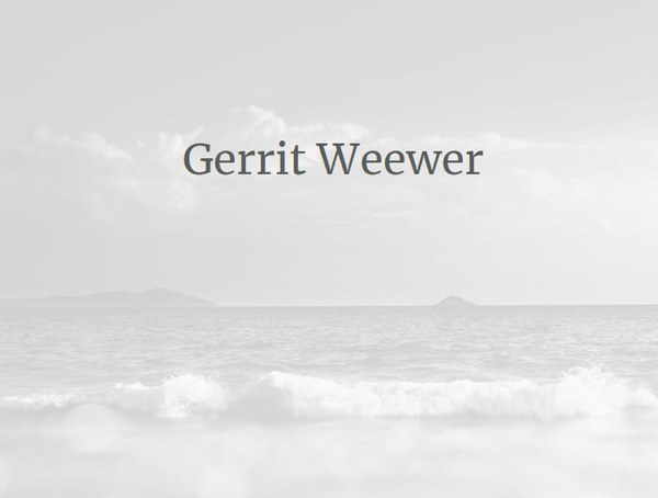 Overlijdensbericht Gerrit Weewer
