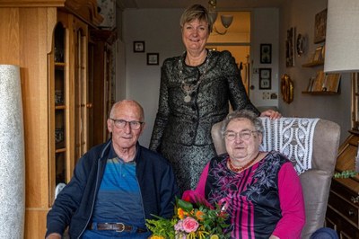 Siep en Dirkje Tilstra 60 jaar getrouwd