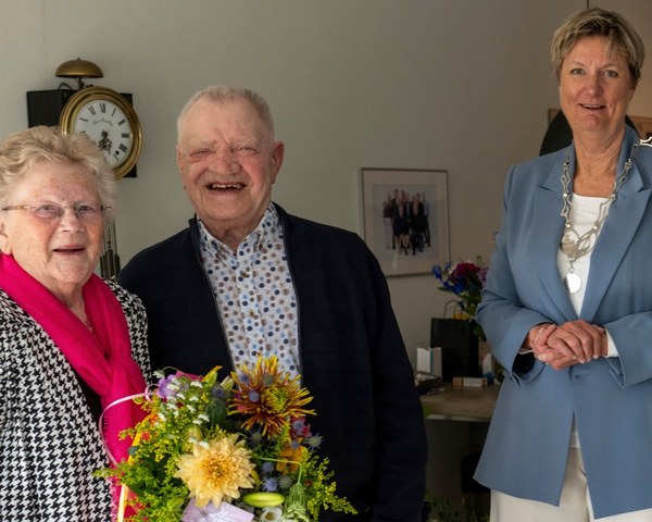 Zestigjarig huwelijksjubileum Herke en Henny de Groot - Loonstra