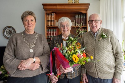 Zeventigjarig huwelijk voor echtpaar Henk Wind en Geertje Jaspers