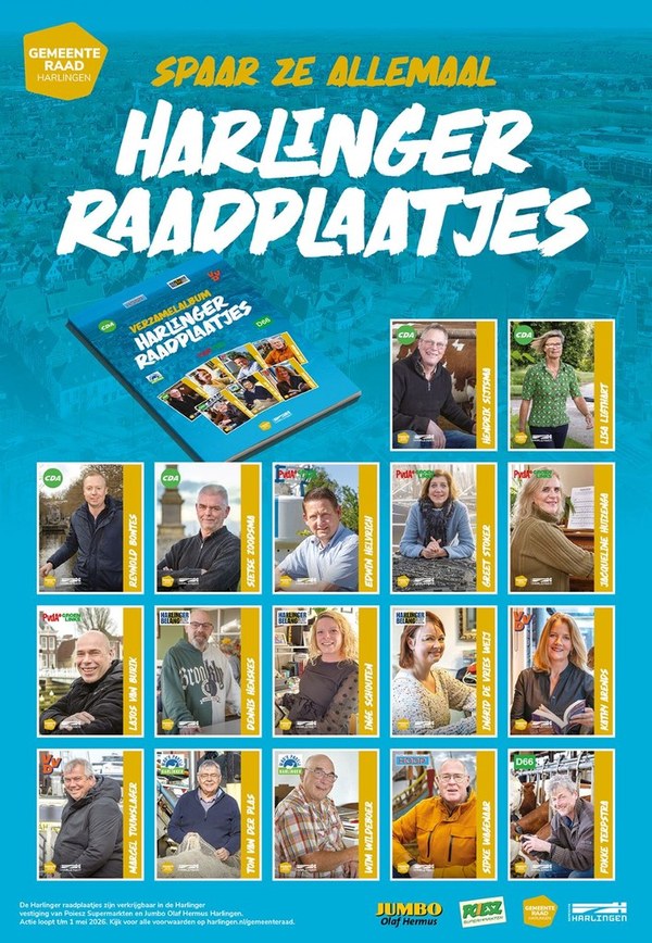 ‘Harlinger Raadplaatjes’ sparen bij boodschappen