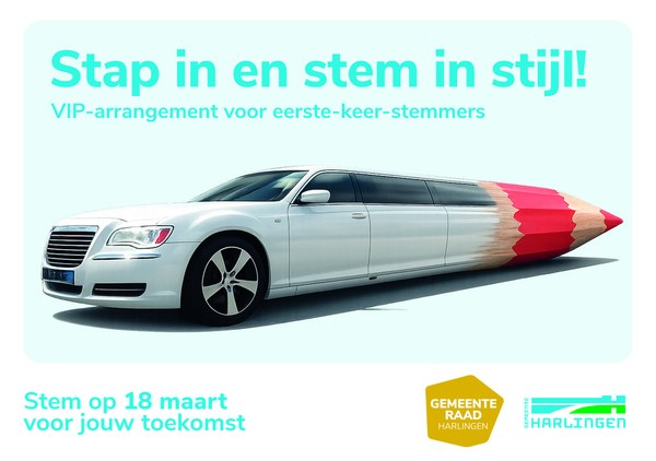 ‘Stemmen in stijl’ voor eerste-keer-stemmers in Harlingen
