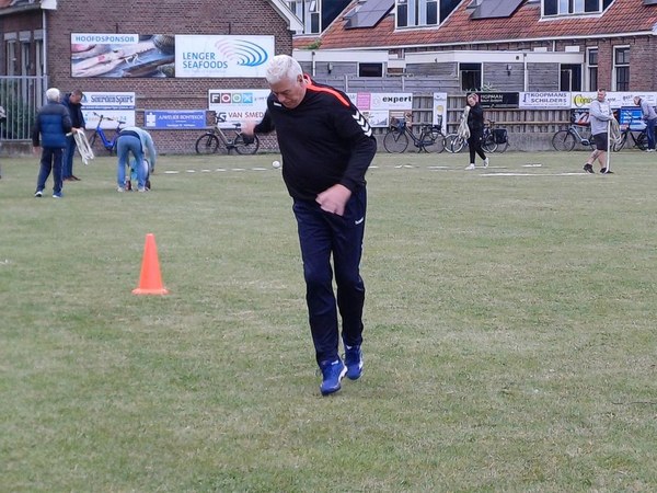 2 partijen bij de 60+ Copini veldkaatscompetitie