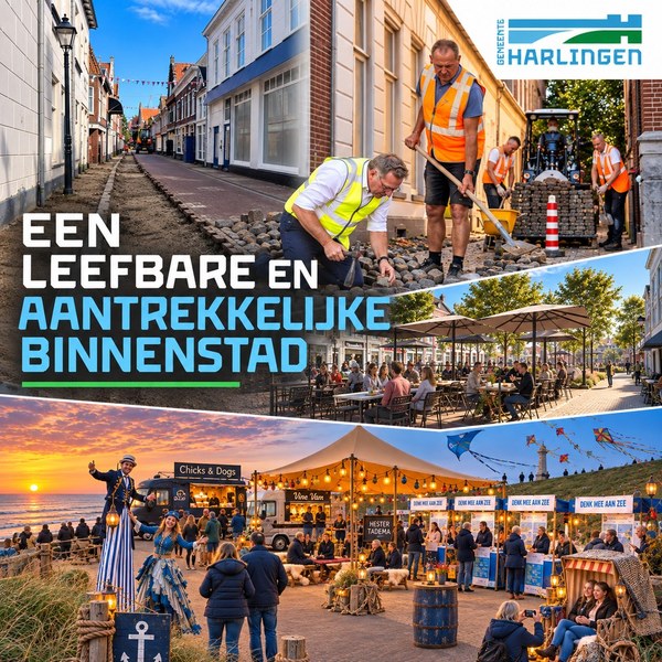 Binnenstad Harlingen krijgt stap voor stap een nieuw gezicht