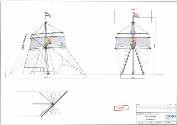 Harlingen op weg naar een iconisch landmark langs de N31