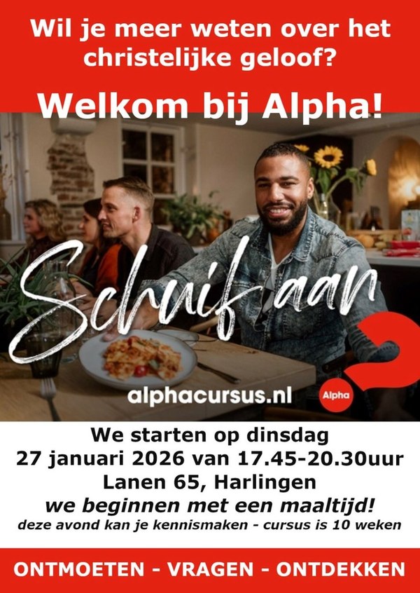 Alpha-cursus start in Harlingen