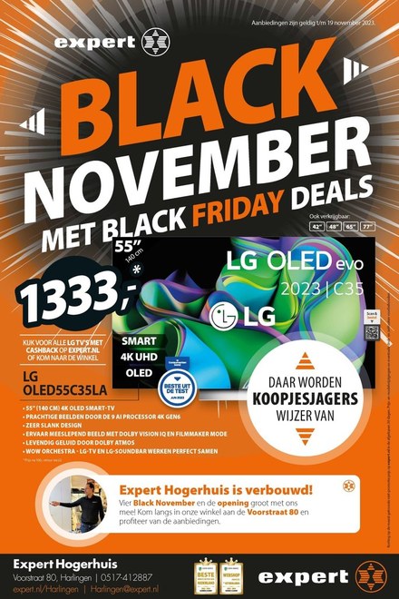 Black november bij Expert Hogerhuis