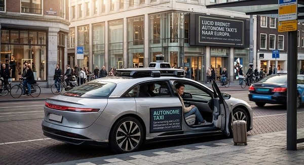 Bolt en Lucid willen 25.000 zelfrijdende taxi's in Europa inzetten