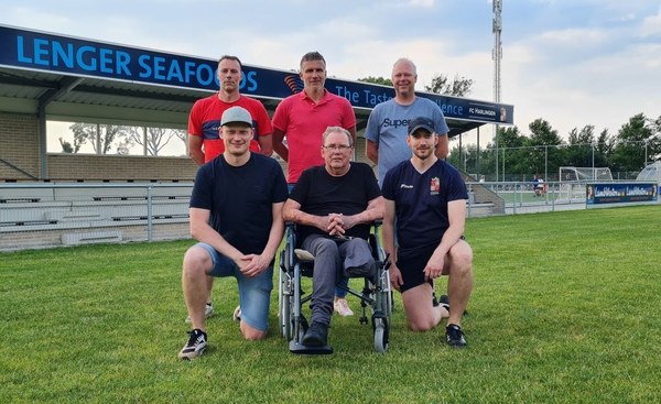 Compleet nieuwe staf fc Harlingen gestart met voorbereiding nieuwe seizoen