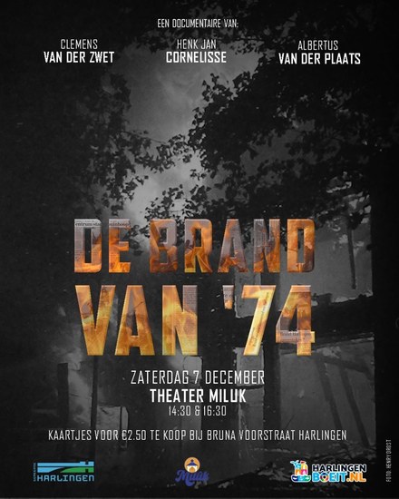 Documentaire "De brand van ’74" gaat in première!