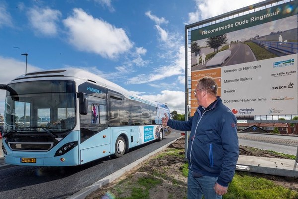 Eerste deel busbaan geopend - Oude Ringmuur vanaf 28 mei weer toegankelijk