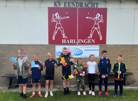 Eerste jeugdpartij kv Eendracht een succes