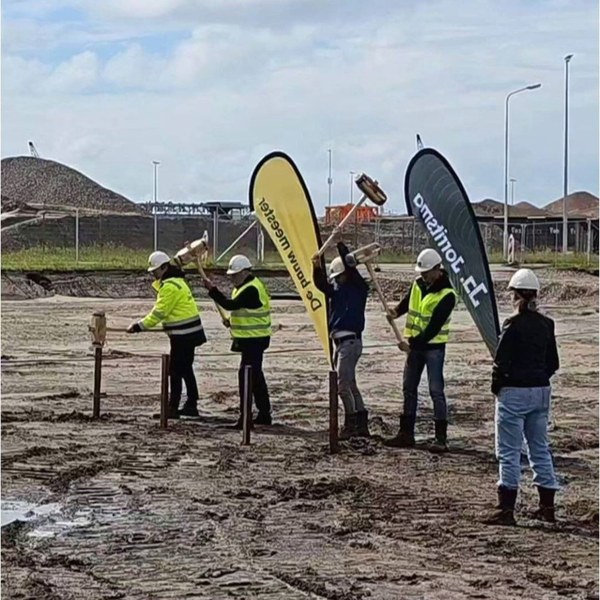 Eerste paal geslagen voor nieuwe vestiging Sustainable Fuel Plant in Harlingen