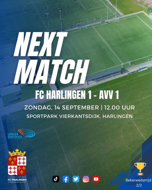 fc Harlingen 1 ontvangt AVV 1