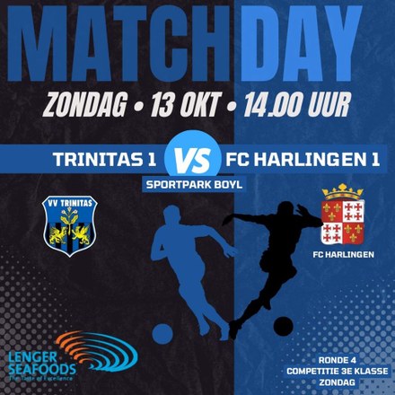 Fc Harlingen op bezoek bij Trinitas