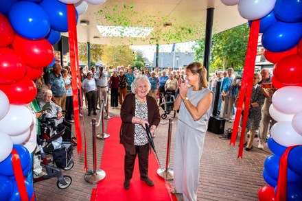 Feestelijke opening hoofd-entree Harlinga