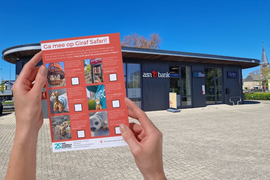 Ga mee op Giraf Safari door Harlingen: puzzelen, speuren en ontdekken