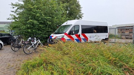 Grote controle bedrijventerrein Hermes in Harlingen