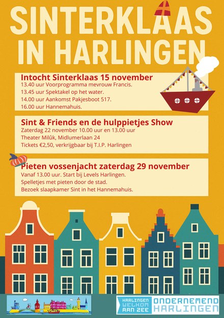 Harlingen maakt zich klaar voor de intocht van Sinterklaas