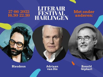 Harlingen staat vrijdag bol van de literatuur