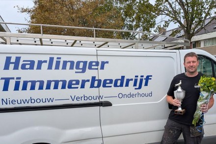 Harlinger Timmerbedrijf wint Bedrijven Sponsor Competitie 2026