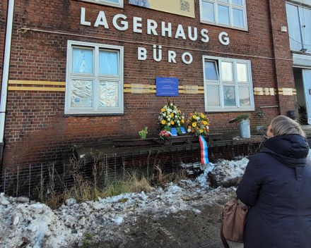 Harlinger verzetsstrijders herdacht in Hamburg