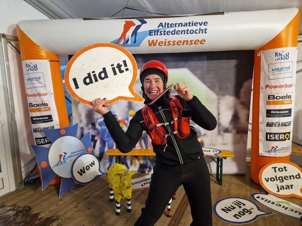 Harlinger Tineke van der Veen trotseert opnieuw de Weissensee