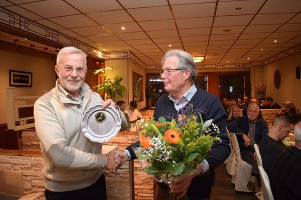 Jan Heeres erelid PV De Postduif Harlingen