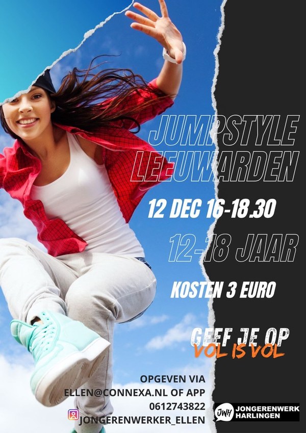 Jongerenwerk Harlingen organiseert uitje naar Jumpstyle Leeuwarden