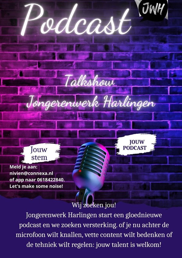 Jouw stem - Jouw ideeën - Jouw podcast!