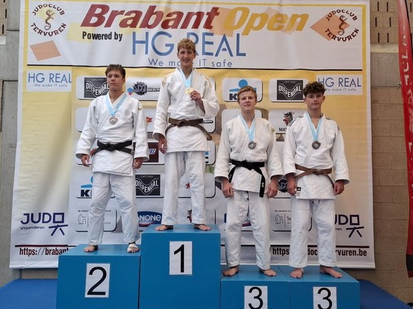 Judoka Justin Beverlo Kampioen in België