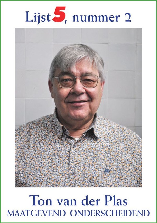 Kandidaten Wad’n Partij - #2 Ton van der Plas