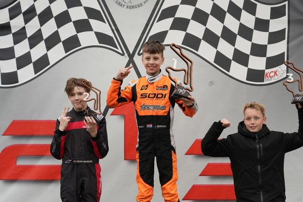 Karttalent Jari Berends pakt op indrukwekkende wijze drievoudige zege bij NXT GP in Kerpen!