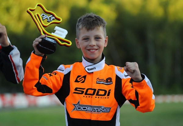 Karttalent Jari Berends verovert eerste zege in Rotax Minimax met spectaculaire inhaalrace