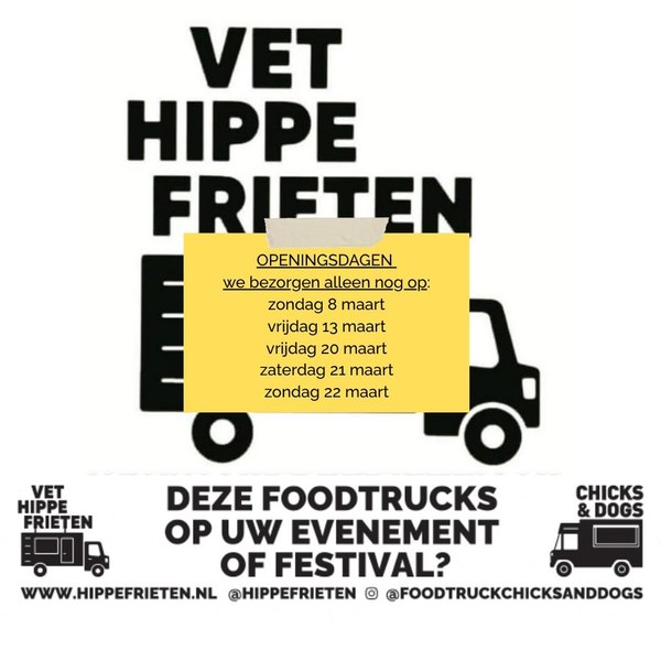 Laatste dagen Hippe Frieten in Harlingen!