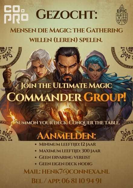 Magic spelers gezocht