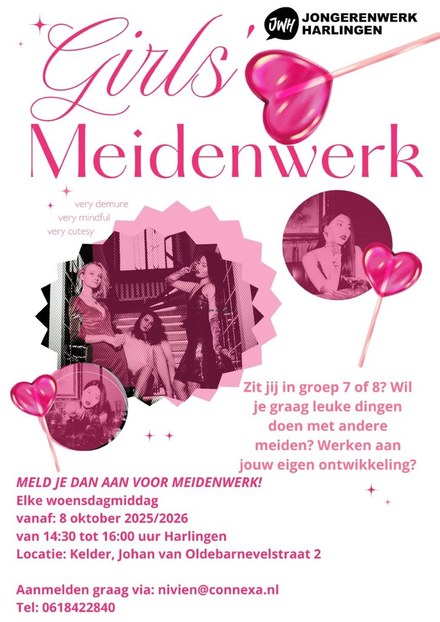 Meidenwerk in Harlingen