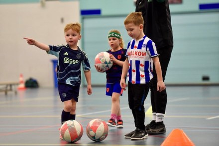 Mien pop wil voetballe