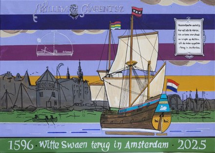 Na 429 jaar: schip van Willem Barentsz bereikt Amsterdam