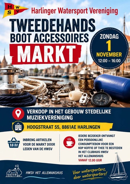 Nautische koopjes scoren op de 2e hands bootaccessoiresmarkt
