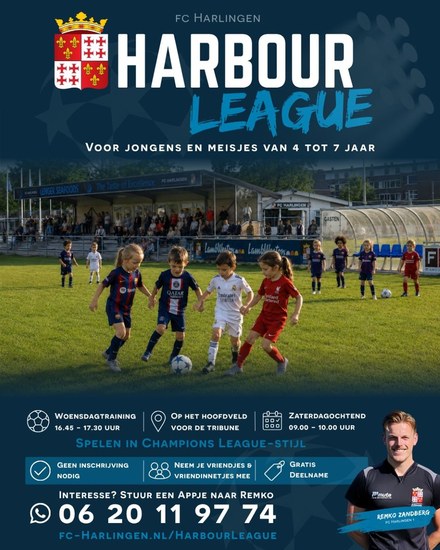 Nieuw bij fc Harlingen: de Harbour League!