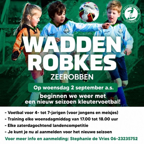 Nieuwe aanmeldingen bij de Waddenrobkes: zomerstop houdt jeugd niet tegen